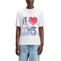 Camiseta de Hombre 2026, Talla Europea, Estilo Retro, Elástica, Suave y Cómoda, Cuello Redondo Clásico, Tejido de Algodón Premium