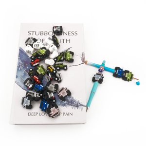 Vente en gros Croquer Dentition Sans Bpa Nouveau-Né Allaitement Bébé <span class=keywords><strong>Perle</strong></span> <span class=keywords><strong>Attache</strong></span>-Sucette Tasse À Café Camion Focal <span class=keywords><strong>Perle</strong></span> De Silicone - Product Image 3