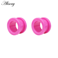 2 Pcs/lot Cheater Acrylic Ear Plugs and Tunnels Ear Expander Stretchers Kit Ear Tragus Piercing Set Body Jewelry 9 Sizes
