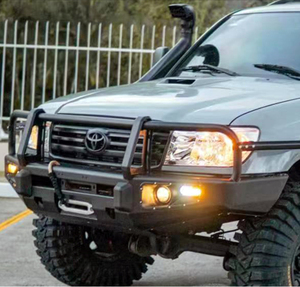 <span class=keywords><strong>Accessori</strong></span> <span class=keywords><strong>Auto</strong></span> di Lusso, Paraurti Anteriore in Acciaio <span class=keywords><strong>Fuoristrada</strong></span> per Land Cruiser LC80 FJ80 1989-1998, Nuovo Bull Bar Anteriore in Ferro - Product Image 4