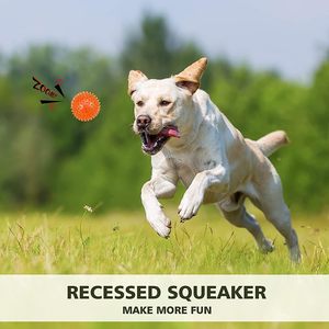 Screaming Spikeball 7.5cm Chew Pet Toys Dog Squeaky Spiky Ball Toys Pet Toy Ball <b>Squishy</b> Stress Ball - Product Image 5