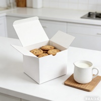 Boîtes en carton personnalisées pour l'emballage de biscuits, pâtisseries, macarons et plus encore ; disponibles avec impression couleur intégrale