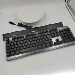 Midio Rx-6 104 Keys Aluminum Alloy <b>Wired</b> <b>Keyboard</b> With 7-Rgb Backlight Full Size Membrane <b>Keyboards</b> For Office Gaming - Product Image 1