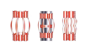 Centralizador de tuberías elásticas con resorte de arco articulado - Product Image 2