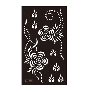 Gran oferta <span class=keywords><strong>de</strong></span> fábrica, <span class=keywords><strong>de</strong></span> bajo precio pegatina <span class=keywords><strong>de</strong></span> Henna, plantilla temporal <span class=keywords><strong>de</strong></span> tatuaje para arte corporal - Product Image 5