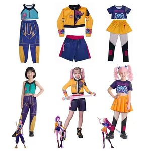 Set di Abbigliamento per Bambini K-POP Rumi Mira Zoe Gruppo Cacciatrici di Streghe Cosplay Travestimento di Halloween per Palcoscenico - Product Image 1