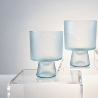 Gobelet en verre esthétique, gobelet à lait en verre 201-300 ml, adapté aux boissons et aux glaces, compatible lave-vaisselle