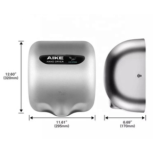 Sèche-mains automatique professionnel Ak2800b en acier inoxydable haute vitesse pour salle de bain commerciale Ak2800b en acier inoxydable - Product Image 4