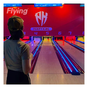 Venta caliente <span class=keywords><strong>Internet</strong></span> barato adulto Pinsetter 10-Pin Bowling Alley máquina de juego de goma y madera que funciona con monedas juego completo de Arcade - Product Image 6