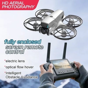 New SJY-GT9 FPV <b>Drone</b> 4.3" Screen 2.4G 6CH Brushless 4000KV 143g No Registration EIS Anti-Shake Optical Flow WiFi <b>RC</b> Quadcopter - Product Image 2