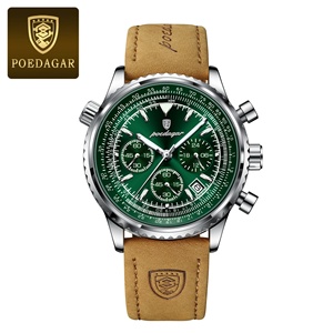 <span class=keywords><strong>Montre</strong></span> pour homme automatique mécanique multifonctionnelle haut de gamme, élégante, étanche, bracelet en cuir, résistance à l'eau 30 ATM, boîtier de 40 mm - Product Image 1