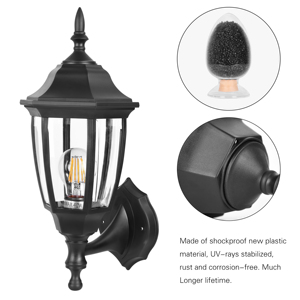 Lámpara de pared para exteriores con sensor de movimiento, lámpara de pared impermeable con sensor <span class=keywords><strong>PIR</strong></span>, aplique de pared para exteriores, accesorio de luz <span class=keywords><strong>Hexagonal</strong></span> Led - Product Image 2