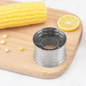 Hot Seller Kitchen Gadgets Round Stainless Steel Peeler Corn Stripper