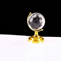 Vente en gros de boule de globe terrestre en cristal K9 personnalisé carte du monde en verre imprimé au laser gravé thème artistique modèle souvenir personnalisé