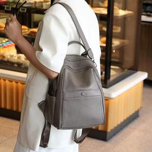 AndoBag - Mochila de Piel Vacuna Auténtica para Mujer, Gran Capacidad, Estilo Casual, para Viajes, Bolso de Hombro Individual 8516 - Product Image 3