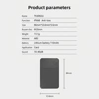 Carte de suivi intelligente anti-perte OEM personnalisée certifiée MFi et Google, compatible iOS Find My et Android Find Hub, avec suivi en temps réel