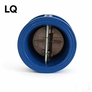 DH77X-16Q Gofret Tipi Çift Diskli Çek Valf, Su Pompaları için, Sfero Demir, Sıfır Sızıntı Geri Dönüşsüz Valf - Product Image 2