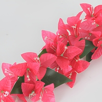 Ranting Bunga Bougainvillea Buatan dari Sutra, Rangkaian Bunga Plastik untuk Dekorasi Pernikahan, Natal, Rumah, Hotel, dan Lanskap