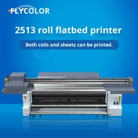 Impresora UV Híbrida Rollo a Rollo YC2513R para PVC, Vidrio Blando y Cuero, Impresora UV Plana Dos en Uno en Venta