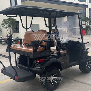 Voiturette de golf électrique 4 places personnalisée à prix compétitif, homologuée pour la route, avec siège arrière pour adultes - Product Image 3