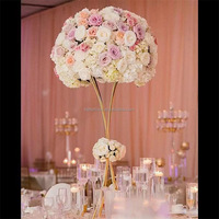 Bruidsdecoratie zijden rozen luxe hoge kwaliteit kunstbloemen bol tafel centerpiece groothandel
