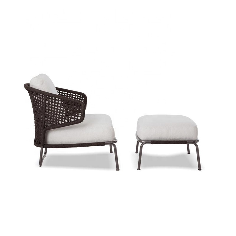 Modern new arrival outdoor furniture rope patio garden chairs