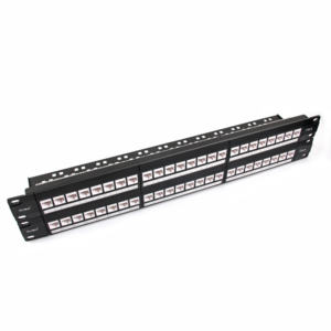 Bon prix Cat5E/Cat6 avec prises 12/24/48 <span class=keywords><strong>meilleur</strong></span> prix panneau de brassage 1U - Product Image 1
