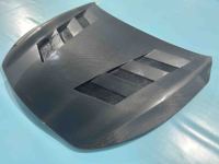 Capot de moteur en fibre de carbone de style OEM avec évent pour capot Infiniti Q60