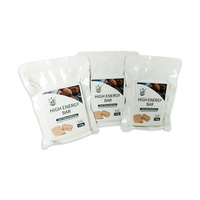 Barres sans sucre riches en protéines Texture dure Rations alimentaires de survie d'urgence Biscuits au goût sucré dans un sac d'emballage