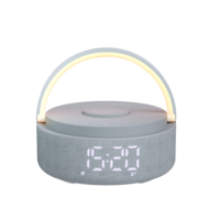 Produits tendance 2026, gadgets électroniques, lampe-haut-parleur 6 en 1 avec support, chargeur sans fil, réveil et radio FM pour la maison