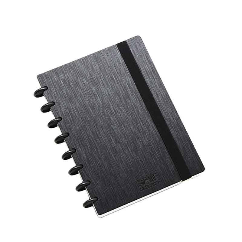 PATIKIL A6 Binder Cover, 4 Pcs PP 6 Ring Loose Leaf Binder Protector Round Ring Binder