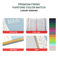 Service d'impression de livres en gros, personnalisés, en papier, avec couleurs sur mesure, en PU souple recyclé, différentes tailles, type Bible