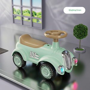 Nouvelle Voiture à Bascule pour Enfants Sans Pédales Anti-Renversement pour Bébés de 1 à 5 Ans Style Rétro Vintage - Product Image 1
