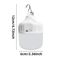 Lámparas LED ultrabrillantes de alta potencia para acampar Linternas de bombilla de emergencia recargables para uso en exteriores