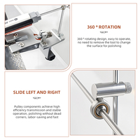 Aiguiseur de couteaux professionnel à angle fixe Rotation à 360 degrés Kit d'outils d'affûtage de couteaux à angle fixe meuleuse diamantée