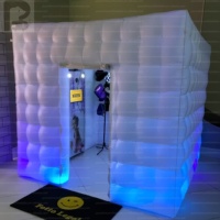 Tenda cubo gonfiabile personalizzata per photo booth, tenda gonfiabile portatile per eventi, tenda pubblicitaria gonfiabile per feste, matrimoni, fiere, club