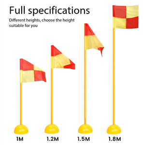 Banderas de Esquina para Fútbol con Logotipo Personalizado Disponible a Bajo Precio, Postes Marcadores de Slalom para Entrenamiento de Fútbol Escolar - Product Image 5