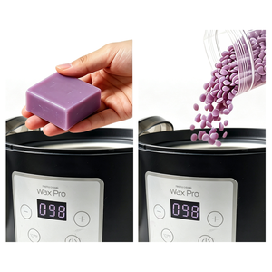 Chauffe-<span class=keywords><strong>cire</strong></span> 500 ml 100 W avec écran LED, pot en acier inoxydable, 110-240 V, pour <span class=keywords><strong>cire</strong></span> dure en grains et blocs, usage domestique et professionnel, OEM ODM - Product Image 3