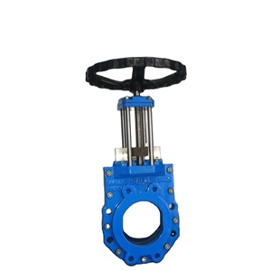Mejor Marca SUFA DN250-DN300 PN1.6Mpa Válvula de Compuerta Tipo Cuchilla de Hierro Fundido Gris - Product Image 1
