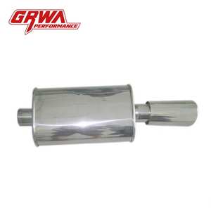 Универсальный глушитель куб. См выхлопной углеродный глушитель нержавеющая сталь глушитель выхлопной трубы - Product Image 2