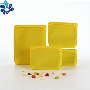 Sacs de conservation alimentaire en silicone 400ml 900ml 2100ml pour fruits, légumes, viande, utilisation au réfrigérateur - Product Image 5