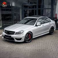 Kit carrosserie style C63 pour Mercedes Benz W204 LCI, comprenant pare-chocs avant et arrière, jupes latérales et calandre, années 2011-2014