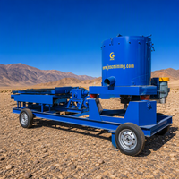 Concentrateur centrifuge mobile d'or pour les résidus