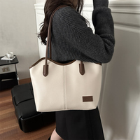 Sac fourre-tout tendance pour femme 2026, grande capacité, style vintage décontracté, sac à bandoulière, sacs à main