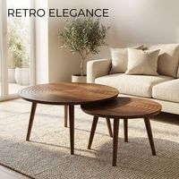 Table à thé en bois au design moderne, deux tailles, table basse extensible pour la maison, nouveau design, meubles de salon à vendre