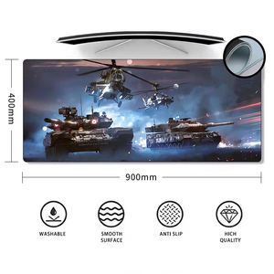 Gaming <b>Mouse</b> Pad <b>Large</b> <b>Mouse</b> Pad Precision Gaming Design Table Non-slip Rubber Bottom Washable - Product Image 2