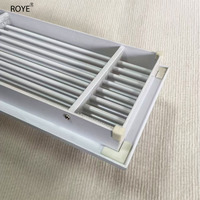 Grille de sortie de climatisation centrale carrée moderne en plastique ABS