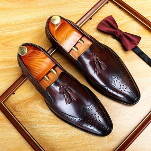New Men's Leather Shoes Business Casual Formal Lace-up Pointed-<b>toe</b> Men's Shoes Trendy and Fashionable - Product Image 5