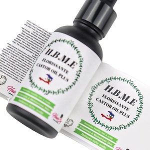 Custom Plastic Bottle Label Sticker Print Private Cosmetic Labels For Glass Lotion Bottle