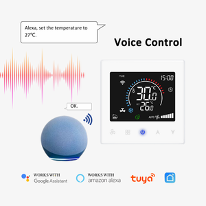 เทอร์โมสตัทพัดลม2ท่อ AC, เทอร์โมสตัทพร้อมรีโมตอัจฉริยะสำหรับเครื่องปรับอากาศ - Product Image 3